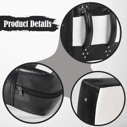 Muay Thai Pad with Zipper Foot, Knee and Elbow Target Kicking Punching Kickboxing Training Pad for Coaching, 32cmx18.5cmx58cm PU Leather EVA