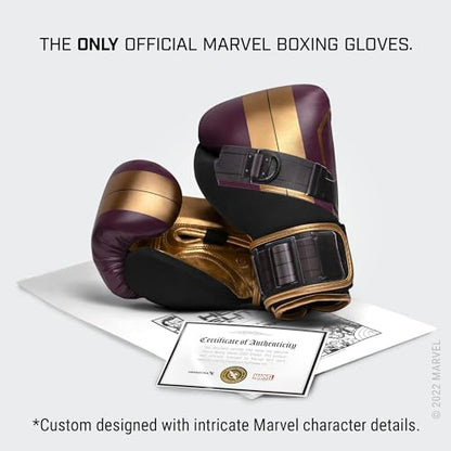Hayabusa Marvel Hero Elite Boxing Gloves for Men and Women - color: Batroc, size: 16oz