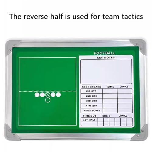 Magnetic Flag Football Tactical Board, Flag Football Coaching Board for Coaches, Portable Storage Design, Sturdy and Durable, for Training Guidance
