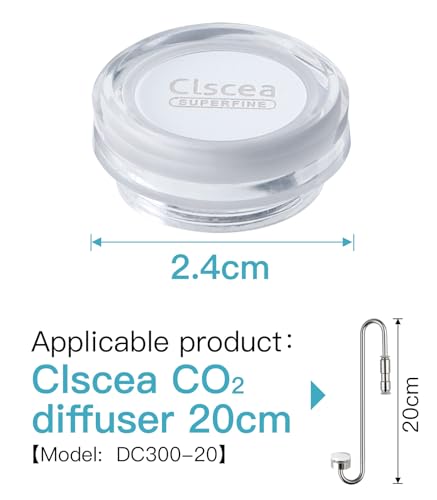 Stainless Steel CO2 Diffuser Ceramic Replacement, Universal for 20cm Diffuser, S 2pcs - size: Disc S 2 pcs