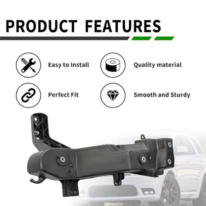 Right Side ligHeadht Bracket Compatible with Durango 2014-2024 | CH1221119 68227826AA Black