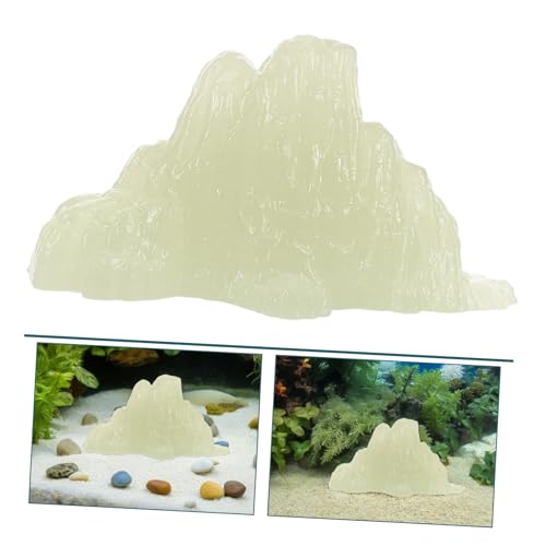 LIOOBO Fish Tank Decoration Stones Luminous Gravel Zen Garden Rocks Miniature Landscape Decor