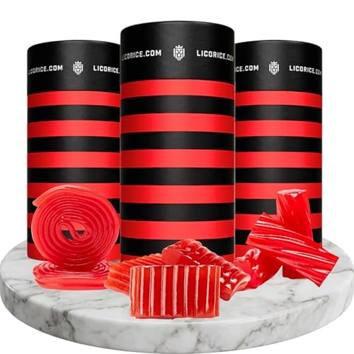 Licorice.com Gift Box | Red Licorice Trio | Great Gift, Any Occasion