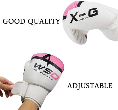 Luwint Kids Youth Boxing Gloves 4oz 6oz 8oz, Premium Training Sparring Gloves for 3-5 6-10 10-12 Years and Teens, Beginner Heavy Bag Gloves for Kickboxing Punching MMA Muay Thai - size: 6 oz (40-70 lbs)