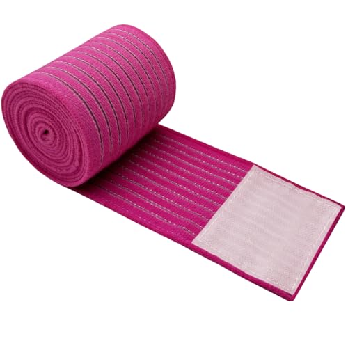 Cold Pack Strap, Elastic Belt to Wrap Cold Pack, Ice Pack Extender Strap, Add Length to Most Ice Pack, Multifunctional (Red) - color: Red
