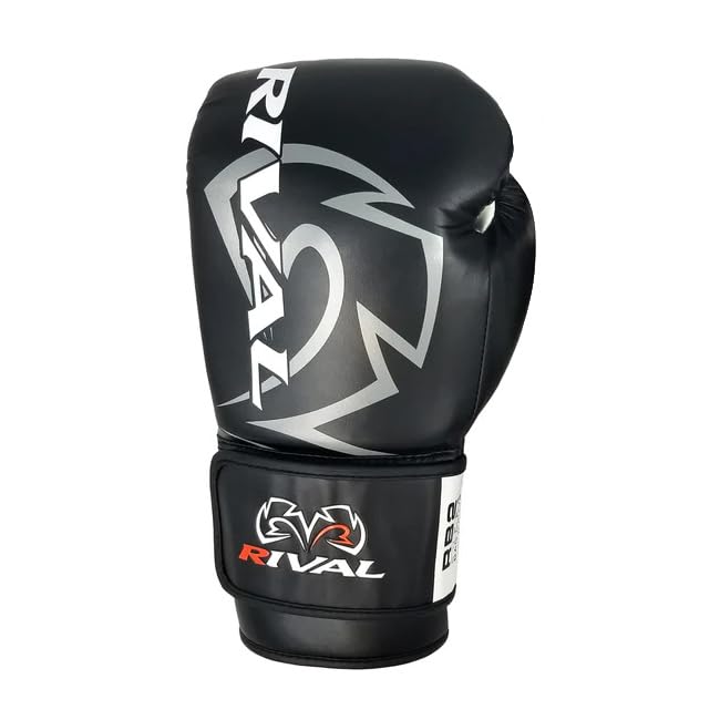 RIVAL Boxing RB2 2.0 Super Bag Gloves, Hook and Loop Closure - High-Density, Multi-Layered Padding, and Breathable Mesh Palm - color: Black, size: X-Large