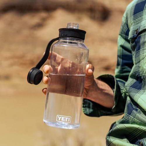 YETI Yonder Water Bottle with Yonder Tether Cap, Lightweight, Leakproof and BPA-Free - color: Clear, size: 50 Ounces