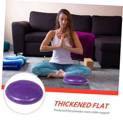 GANAZONO Thickened Inflated Wobble Cushion for Core Stability Sensory Training Pad Comfortable Balance Disc for Yoga Fitness and Exercise Versatile Kneeling Cushion for Ages