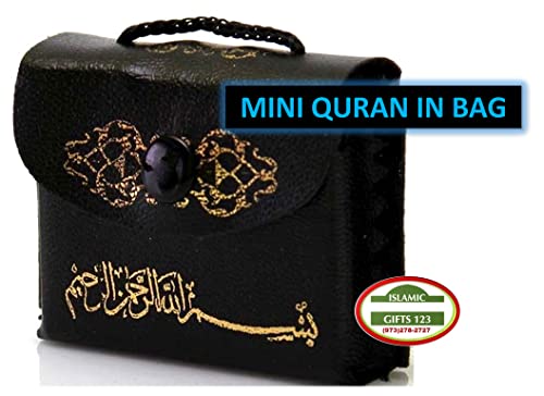 Mini Quran leather Bag [2 Quran] Islamic Favors Quran car hanger القرآن الكريم Islamic Wall Decor Ramadan-Eid-decoration Islamic wedding Favors-Fast Delivery