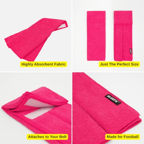 SLEEFS Football Cotton Towel (Pink) - color: Pink