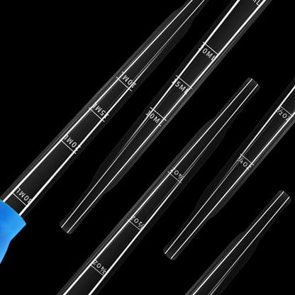 Waste for Fish Tank Multifunction Dropper Pipette Water Transfer Long Acrylic Marine Fish Feeding Tool Aquarium - color: Blue, size: A