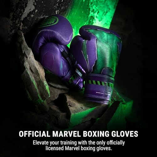 Hayabusa Marvel Hero Elite Boxing Gloves for Men and Women - color: Hulk, size: 10oz