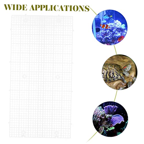 4pcs Aquarium Divider Grid for Fish Tank Isolation Board Cups Cuttable Mesh for Breeding and Separation of Fish Aquariums