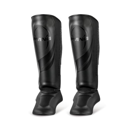 Upgraded Thickened Muay Thai Shin Guards with Instep | Enhanced Impact Protection, Kickboxing & MMA Leg Guards, Martial Arts Sparring Training, Durable for Men Women - size: Large