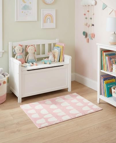 Rugs.com - Whimsy Kids Rug – 2' 2 x 3' 1 Pink Easy-Clean Rug – Modern Abstract Arches for Playrooms, Nurseries, and Entryways - color: Pink, size: 2'2" x 3'1" (Rectangular)