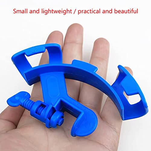 Aquarium Hose Holder Clip, Adjustable Pipe Clamp for Fish Tank Water Tube, Sturdy Glass-Safe Bracket