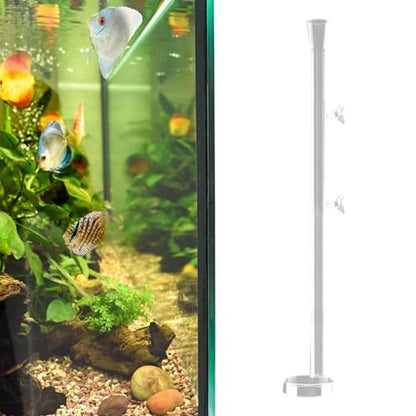 Aquarium Feeder Tube Multiuse Easy Installation Clear Feeding Tube Shrimp Feeder for Reptiles Turtle Home, 45cm