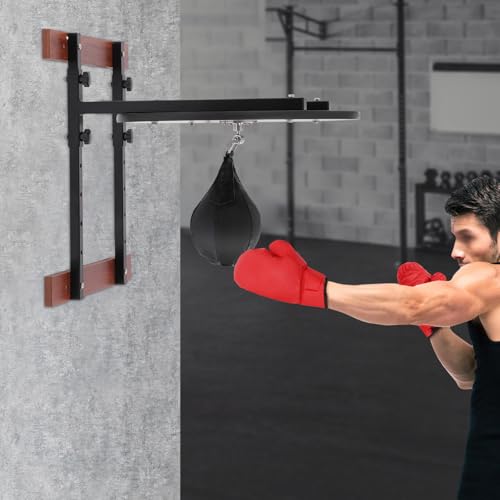 Speed Bag Platform Kit Heavy Duty Boxing Training Equipment Speed Bag Platform Set Adjustable Height Boxing Speed Bag Platform Kit Swivel 360° Fitness Training For Boxing And Fitness Enthusiasts