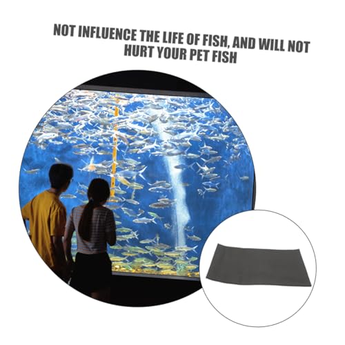 Mikikit 2pcs Thickened Aquarium Mat Nonslip Cushioning Pad for Fish Tank Bottom for Reptiles and Aquatic Pets Cut for