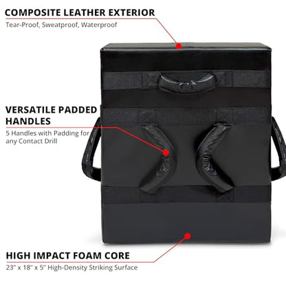 Blocking Pads - Tackle Dummy Ideal for Martial Arts & Sports Training (Football, Basketball, Hockey, Lacrosse and More) - Standard