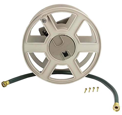 Suncast SWA100 100 Ft. Wall Mount Garden/Yard Hose Reel Side Winder (2 Pack) - size: 2 Pack