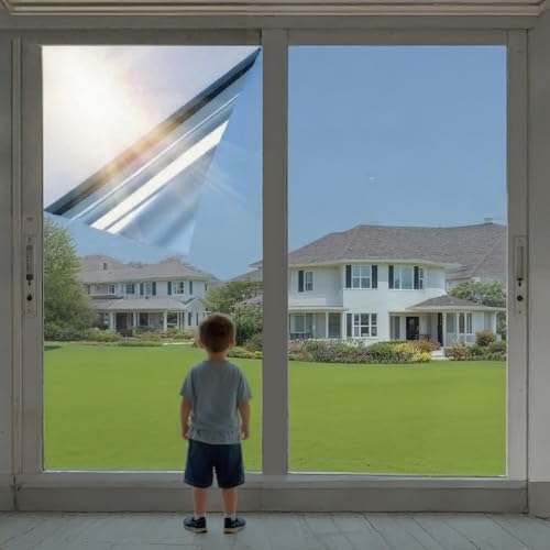 Frosted Window Privacy Film Static Cling, Removable Reusable Glass Sticker, Anti-UV Heat Blocking Decorative Window Film for Home Bathroom Bedroom with Installation Tools Black 17x157inch - color: Black, size: 23.6x78.7Inch