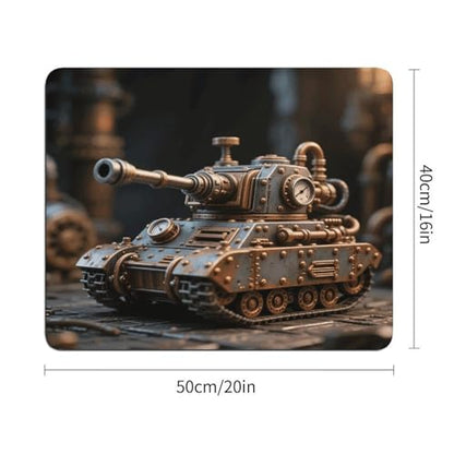 Steam Tank Model Desk Mat Washable Table Protector Waterproof Table Cover Protector Desk Placemats Heat Resistant Non-Slip Desks Cover for Desktop, Coffee Dining Tables 50x40cm - size: 50x40cm