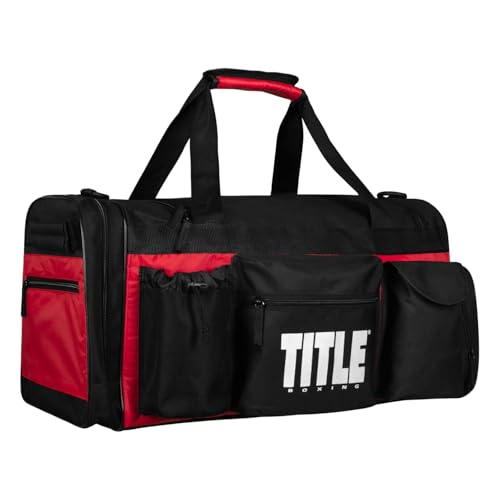 Title Boxing Active Duffle Bag (Black/Red) - color: Black/Red