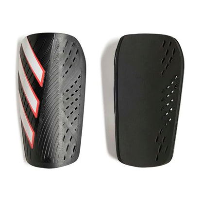 adidas Unisex Adult Tiro Soccer Shin Guards - color: Black/White/Lucid Red/Club, size: Small