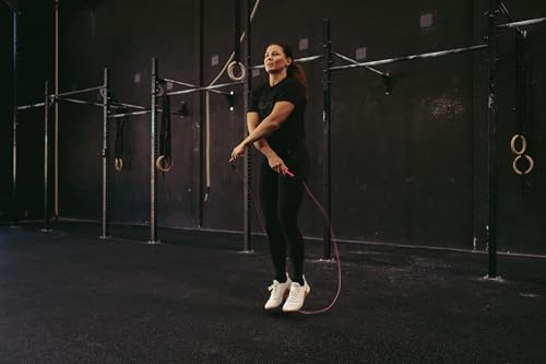 Velites - Earth 2.0 Jump Rope - Official CrossFit® Games Rope - Professional Aluminum Speed Rope for Double Unders, Fitness & Boxing - Includes 4mm Cable & Carrying Bag - - color: Pink