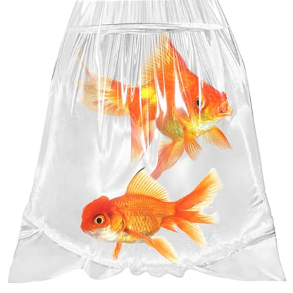 Live Fish Bags, 10x20” Round Bottom Double Seal Clear Fishery Bags, Leak-Proof Fish Transport Shipping Bag, HDPE Bag for Freshwater & Saltwater (Ultimate 3 mil, 50 Pack) - color: 10x20”, 50 Pcs