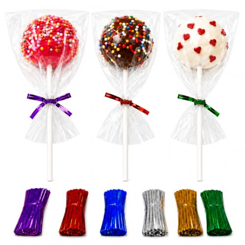 3x4 Small Treat Bags with Ties 200 Clear Mini Candy Favor Bags - size: 3'' x 4''