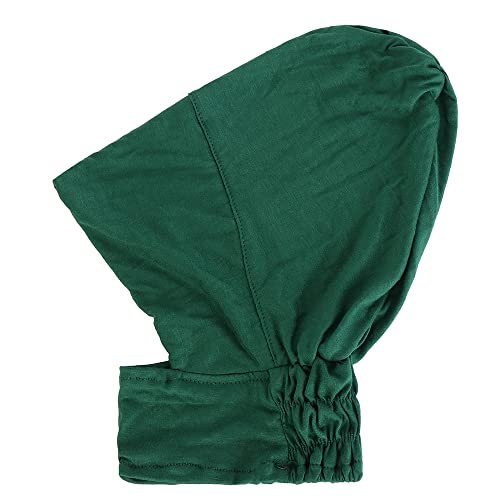 4pcs Muslim Inner Cap Stretch Turban Bonnet Underscarf Full Cover Hijab Neck Cover Head Wear - color: Blue Green Yellow Black
