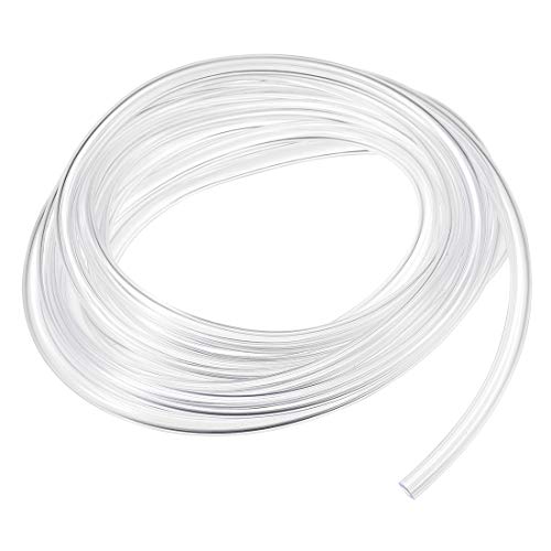 uxcell PVC Hose Tube, 3mm(0.11") ID x 5mm(0.19") OD 3 Meter 9.8ft Clear Vinyl Tubing, Plastic Flexible Water Pipe - size: 3x5mm