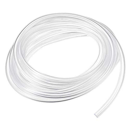uxcell PVC Hose Tube, 3mm(0.11") ID x 5mm(0.19") OD 3 Meter 9.8ft Clear Vinyl Tubing, Plastic Flexible Water Pipe - size: 3x5mm