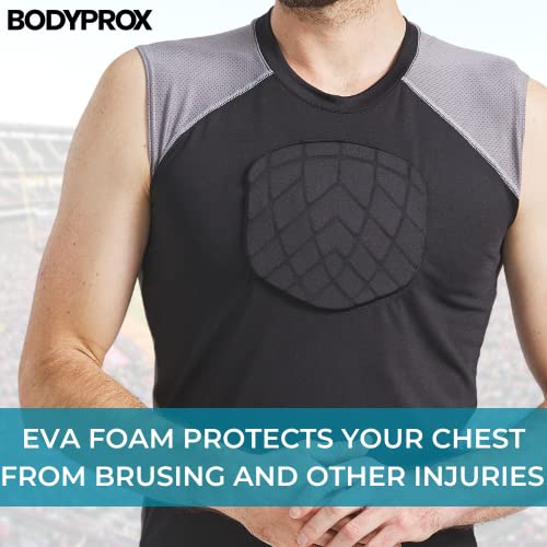 BODYPROX Baseball Chest Protector Shirt - size: Adult-S