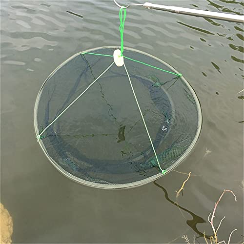 Foldable Fish Catching Net, Hand Cast Cage for Shrimp and Crab - size: Top Dia:59" Bottom Dia:47.2"