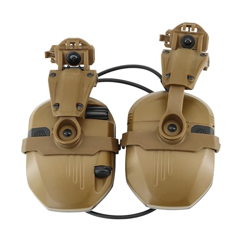 Ear Defender Hearing Protection Safety Earmuffs Noise Reduction with Gel EarPad for Outdoor Sports (CB) - color: Cb