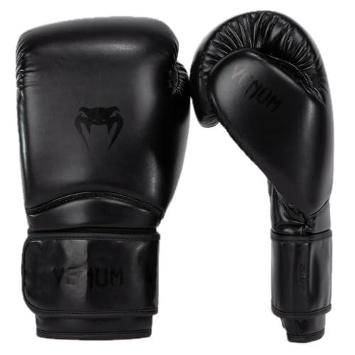 Venum Contender Boxing Gloves - color: Black/Black, size: 12-Ounce, style: Contender 1.5