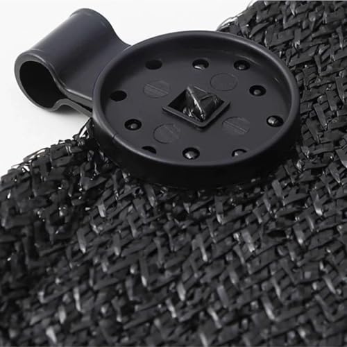 100-Pack Shade Cloth Clips, Lock Grip, Heavy Duty Tarp Clips, UV-Resistant Canopy Fasteners, Non-Slip Grip For Netting/Greenhouse, Windproof Sunshade Clamps - size: Medium size 8.7*4.8