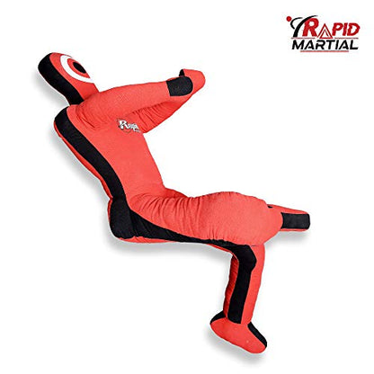 BJJ Wrestling Dummy Punching Bag Submission MMA Brazilian Jiu Jitsu Judo Karate Throwing Boxing Dummy Dummies- UNFILLED 6 Ft- Sitting