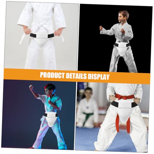 VICASKY Adjustable Abs Boxing Crotch Protector for Men and Breathable Groin Guard for Taekwondo MMA Training Reusable Protective Gear for Martial Arts and Combat Sports