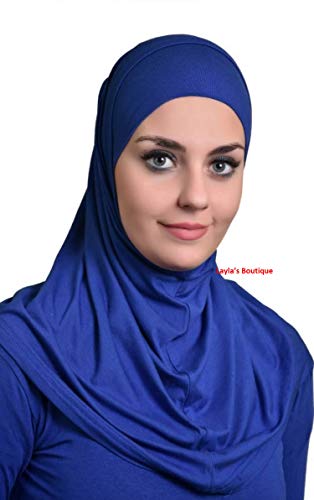 Hijab Al Amira 2 pcs - Al Amira 2 pcs Hijab Underscarf, Bandana - Hijab Accessories - color: Royal Blue