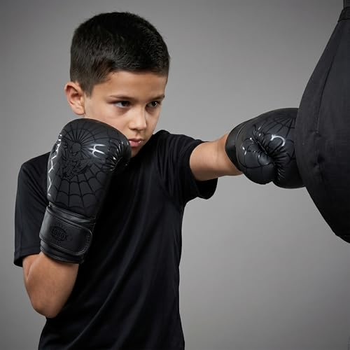 Boxing Gloves 6oz | Boxing Gloves for Kickboxing Muay Thai MMA | Bag Gloves for Punching Bag - color: Black-MATT
