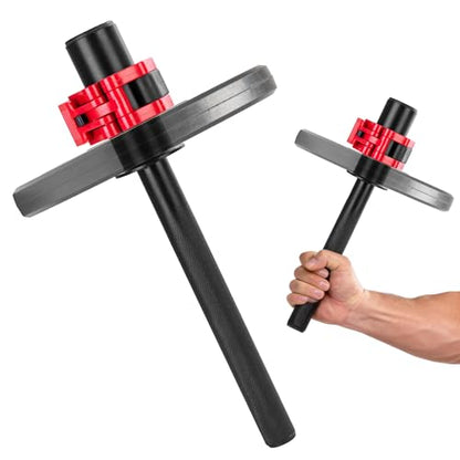 Wrist Strengthener & Forearm Exerciser, Practical Grip Training Device for Beginners & Professionals, Household Arm Strength Workout Gear, Fits 2-Inch Common Weight Plates - color: A1
