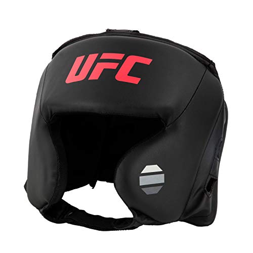 UFC Synthetic Leather Training Head Gear – Durable Protection for MMA, Boxing, and Martial Arts Sparring, with Adjustable Fit, High-Density Foam Padding, and Breathable Design | Durable Protection for MMA, Boxing, and Martial Arts Sparring, Adjustable Fit