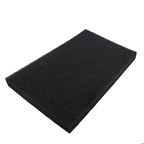 Aquarium Filter Sponge Large Pad, Cut-to-fit Foam Course for Fish Pong, Fish Tank 30 PPI (23x12x2 inch)