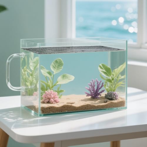 4PCS Fish Tank Divider Screen - Grid Isolation Board Partition Net - Betta Fish Separator Plastic Grid Panel for Aquarium Partition - Divider Tray 11.5 X 5.9 Inch