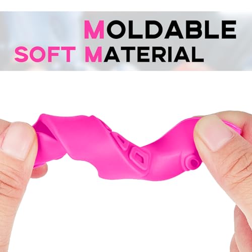 BBTO 20 Pcs Football Mouthguards Bulk - Youth & Adult Mouth Guard No Boil Mouthpiece Adult Youth Soft Mouth Guard for Lacrosse Basketball Hockey Wrestling - color: Pink, size: L