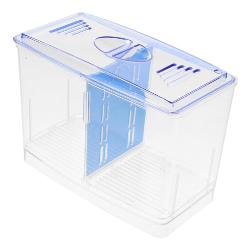 Totority Fish Tank Isolation Box Guppy Breeding Fry Incubator Aquarium Divider Observation Window for Fish Nursery